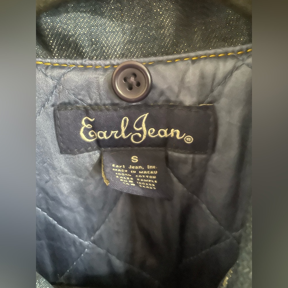 Y2K Earl Jeans Denim Utility Tailored Style Jacket - Picture 6 of 8
